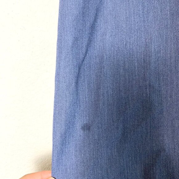 FIGS Livingston Basic Scrub Straight Leg Medical Pants Heather Denim XS PETITE - Picture 7 of 10